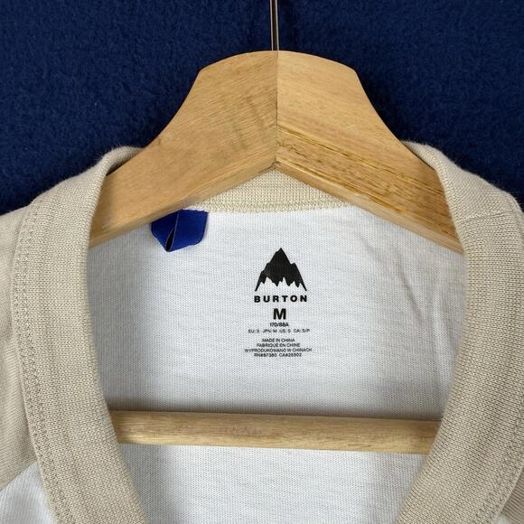 Burton Long Sleeve Raglan T-shirt ‘Have As Much Fun As Possible’ Men M Snowboard - Picture 3 of 9